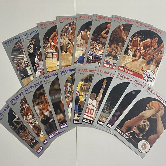 1990 NBA Hoops Basketball Cards Lot - 146 Cards Vintage - Picture 8 of 12